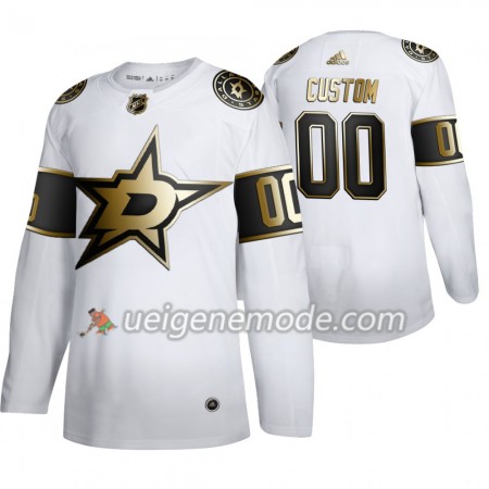 Herren Eishockey Dallas Stars Trikot Custom Adidas 2019-2020 Golden Edition Weiß Authentic